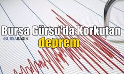 Bursa Gürsu'da Korkutan Deprem