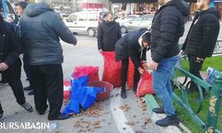 Bursa'da Zabıta seyyar satıcılara göz açtırmadı