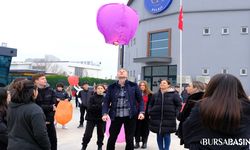 Uludağ Koleji Öğrencileri, Alper Gezeravcı'ya Dilek Balonlarıyla Mesaj Gönderdi