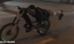 Ölümcül Motosiklet Dansı! Tehlikeli Sürüş Kamera Görüntülerine Yansıdı
