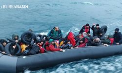 Ayvacık'ta Lastik Botta 33 Kaçak Göçmen Yakalandı