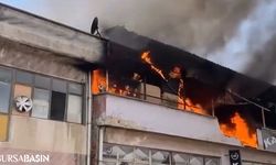 Bursa'da Mobilya İmalathanesinde Korkunç Yangın!
