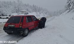 Karabük'te Yoğun Kar Yağışı Sürücülere Zor Anlar Yaşattı