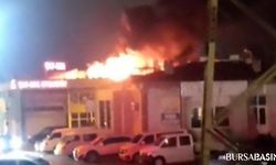 Bursa'daki Lüks Otomobil Galericisinde Yangın Panik Yarattı