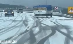 İznik'te Gece Kar Yağışı: Yollar Buzlandı