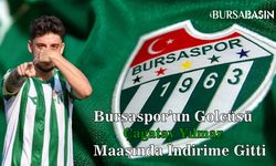 Bursaspor Golcüsü Çağatay Yılmaz, TFF İhtarı ve Maaş İndirimi