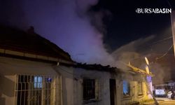 Bursa'da Tek Katlı Ev Yangını: Can Kaybı Yok, Ev Kül Oldu