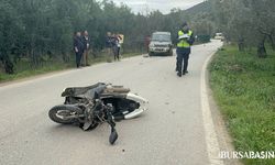 Bursa'da Motosiklet Kaza Sonucu 1 Kişi Hayatını Kaybetti