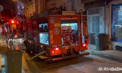 Bursa'da Apartman Yangınında İtfaiye Yetişti