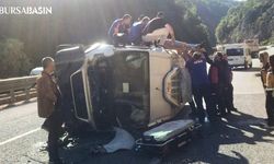 İnegöl'de Minibüs Kazası: AFAD Sürücüyü Kurtardı