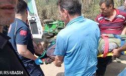 Orhangazi'de Kontrolden Çıkan Traktör Kaza Yaptı: Bir Yaralı