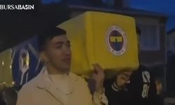Galatasaray taraftarları Fenerbahçe tabutu taşıdı