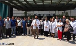 Bursa Şehir Hastanesi Doktorlarından İsrail'e Tepki