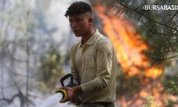 Orhaneli'de 100 Hektarlık Yangın Kontrol Altında Alındı