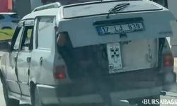 Osmangazi'de Araç Sürücüsü Bagajda Yol Aldı