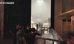 Kestel'de Tekstil Fabrikasında Bacada Yangın Korkuttu