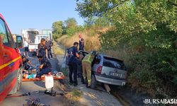 İnegöl'de Trafik Kazası: 1 Ölü, 3 Yaralı