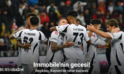 Beşiktaş, Kayseri'de Immobile ile Fark Yaratıyor: 3-0