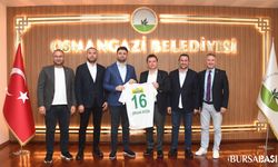 Bursaspor Yönetiminden Başkan Aydın’a Ziyaret