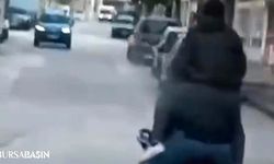 İnegöl'de Kasksız Motosiklet Sürücüsüne Ceza