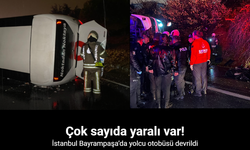 Bayrampaşa'da Yolcu Otobüsü Devrildi: Çok Sayıda Yaralı Var