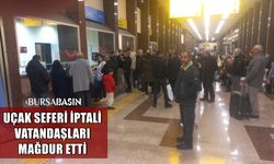 Bursa Yenişehir Havaalanında Uçuş İptali Mağduriyeti