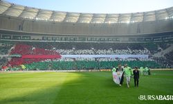 Bursaspor Tribünlerinden Filistin'e Destek Koreografisi