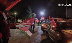 Bursa’da Gazze İçin Araç Konvoyu Düzenlendi