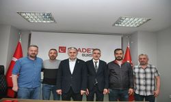 Çıraklık Mağdurları Saadet Partisi’ni Ziyaret Etti