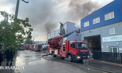 Bursa Nilüfer'de Fabrika Yangını