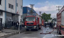 Nilüfer’de fabrika yangını söndürüldü, can kaybı yok