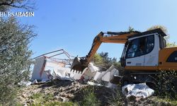 Osmangazi’de 25 kaçak yapı yıkıldı