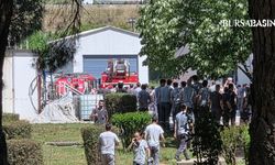 Orhangazi’de Yat Fabrikasında Kimyasal Yangın Paniği
