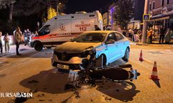 İnegöl'de motosiklet kazası: Sürücü ağır yaralandı