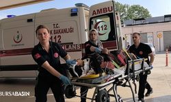 İnegöl’de Kamyonetten Düşen İşçi Ağır Yaralandı