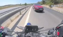 Ters Yönde Gelen Otomobille Çarpışmaktan Son Anda Kurtuldu