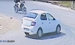 İnegöl’de Otomobille Çarpışan Motosiklet Sürücüsü Yaralandı
