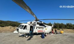 Orhaneli’de Yangın Söndürme Helikopteri Göreve Başladı