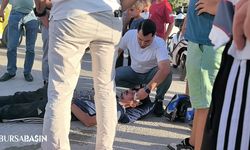 İnegöl’de motosiklet ile taksi çarpıştı: 1 yaralı