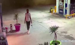 Bursa’daki Yangın Şüphelisinin Benzin Alma Anı Kamerada