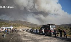Bursa’daki Yangınlara 185 Araçla Müdahale Sürüyor