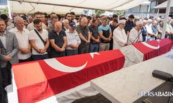 Bursa’daki Yangında Şehit Olan 3 Gönüllü Uğurlandı