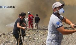Harmancık Meyran’da yangın yeniden başladı