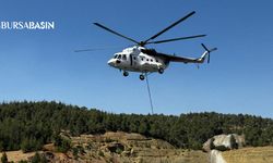 Kestel Ve Harmancık Yangınlarına 3 Bin Ton Su Atıldı