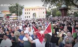Bursa’da Binler Gazze İçin Yürüdü