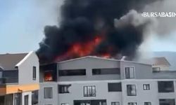 Bursa’da 6 Katlı Apartmanda Korkutan Yangın