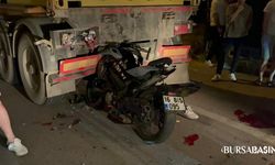 Bursa’da Motosiklet Tıra Saplandı: 1 Ölü 1 Yaralı