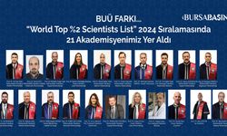 BUÜ’den 21 akademisyen dünyada en iyiler listesinde