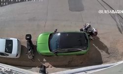 Bursa’da Elektrikli Bisiklet Kazası Kamerada