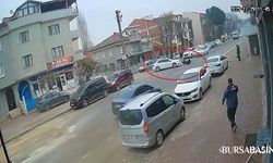Bursa İnegöl’de Motosiklet Kazası Kameraya Yansıdı